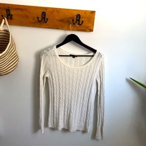 American Eagle cream sweater